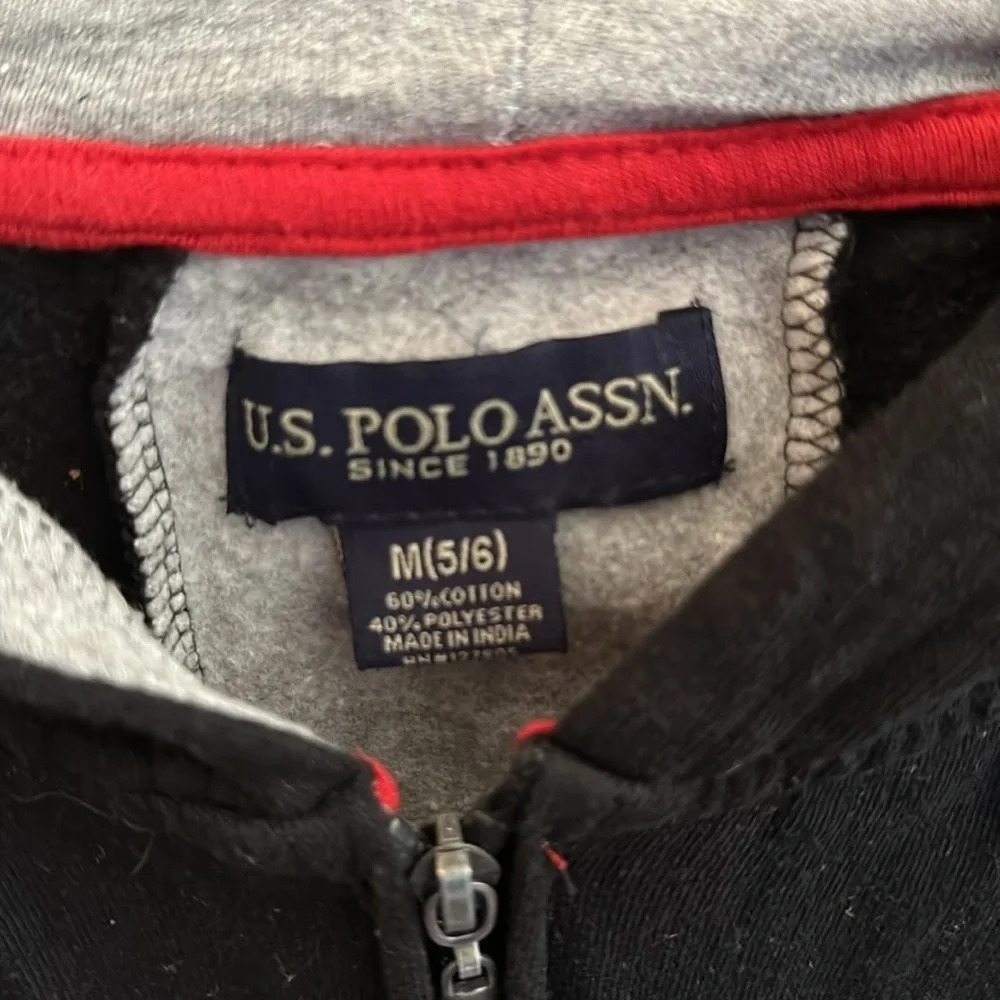 Boys US Polo Association zip-up hoodie - Picture 2 of 4